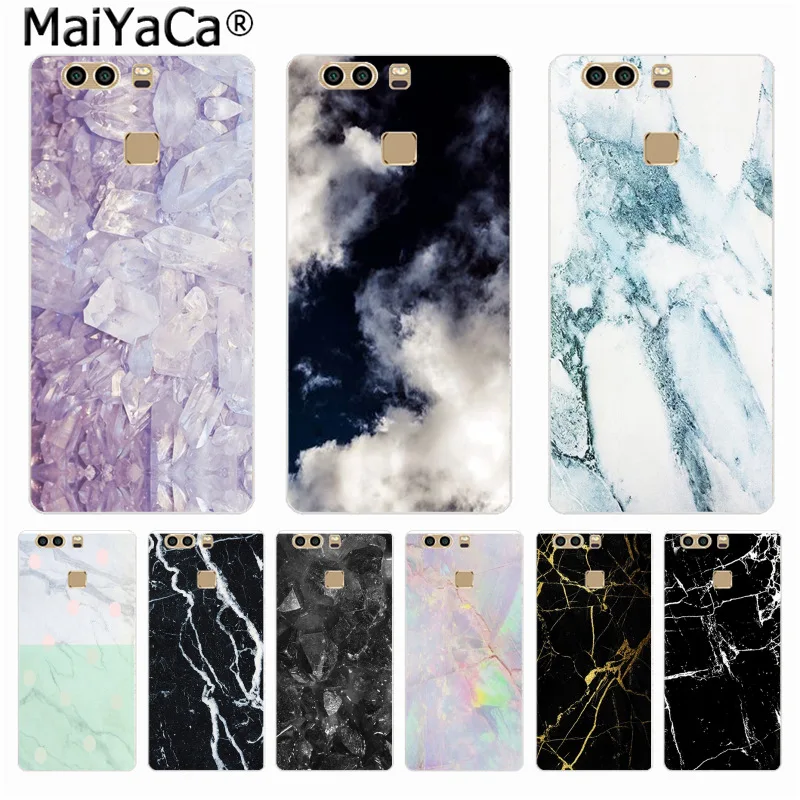 

MaiYaCa Colorful Marble Pattern Shell Original Case for Huawei P6 7 8 9 10 P10plus for RedMi2 XiaoMi3 4 Redmi Note2 Mobile Cover