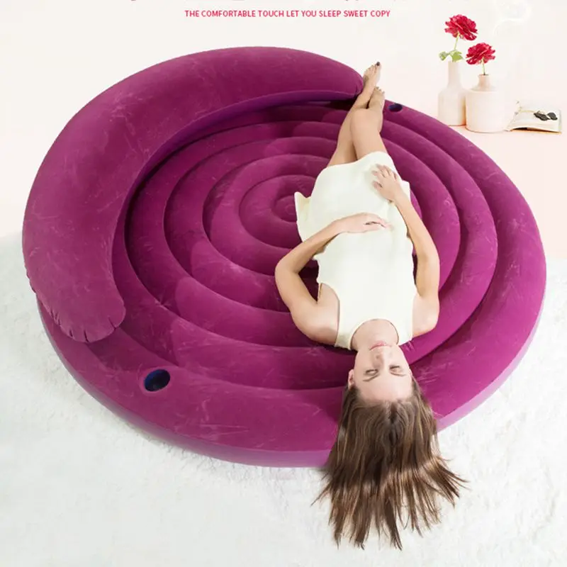 Новый Intex ультра кушетка для отдыха воздушная кровать фиолетового цвета надувной