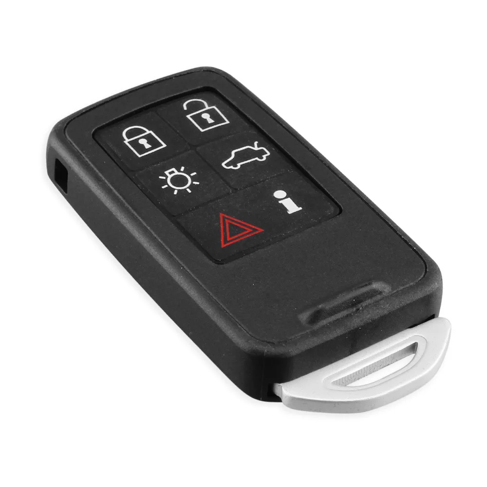 KEYYOU 3 шт Smart Remote запасной чехол для ключа для Volvo XC60 S60 S60L V40 V60 S80 XC70 5 6 пуговиц ключ дистанционного управления чехол - Количество кнопок: 6 Buttons
