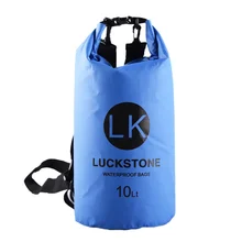 Открытый ПВХ водонепроницаемый мешок Прочный легкий Дайвинг плавающий Кемпинг Туризм рюкзак сумки для плавания 5L 10L 20L