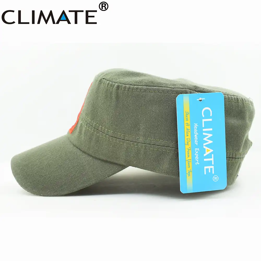 Detail Feedback Questions About Climate New Men Army Military Caps Climate New Men Army Military Caps Chinese Chairman Mao Zedong Cap Green Flat Top