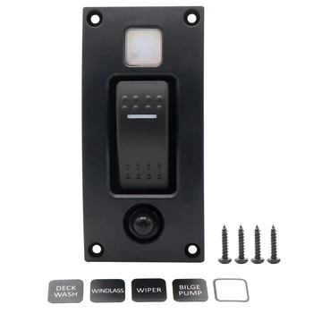 

S4125 IP66 Waterproof Curved Single Branch Switch Panel 1 Gang (ON)-OFF Control Panel