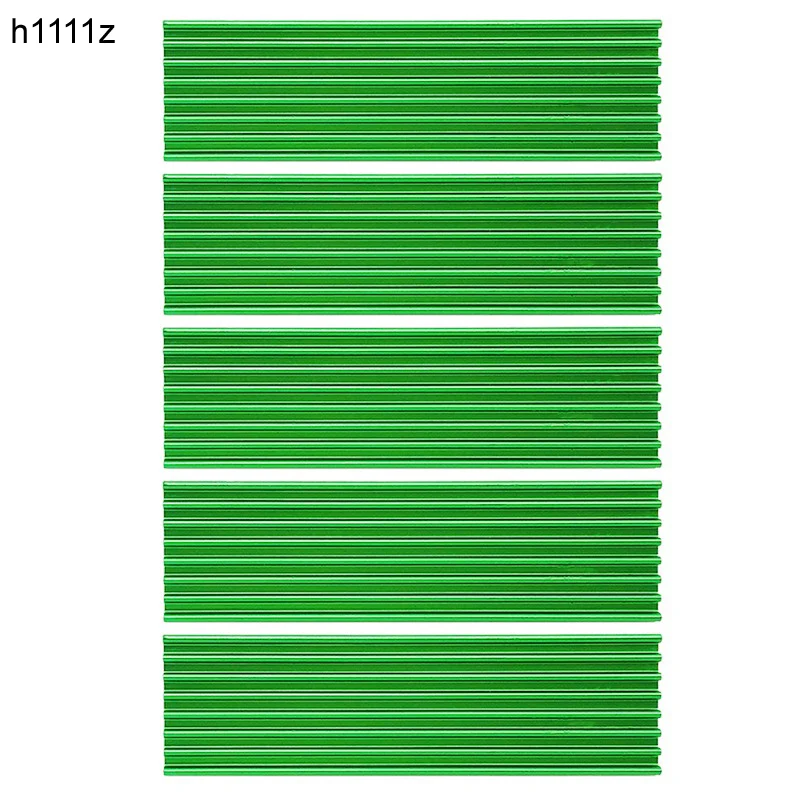 

5PCS M.2 Heatsink SSD Aluminum alloy Dissipation Radiator Cooling Heat Sink Thermal Pads for M.2 NGFF 2280 PCI-E NVME SSD Green