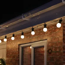23M 25LED Globo Luzes Da Corda do Bulbo IP65 Conectável para Valentine Guirlanda Café Decoração Do Feriado Do Natal Ao Ar Livre À Prova D' Água