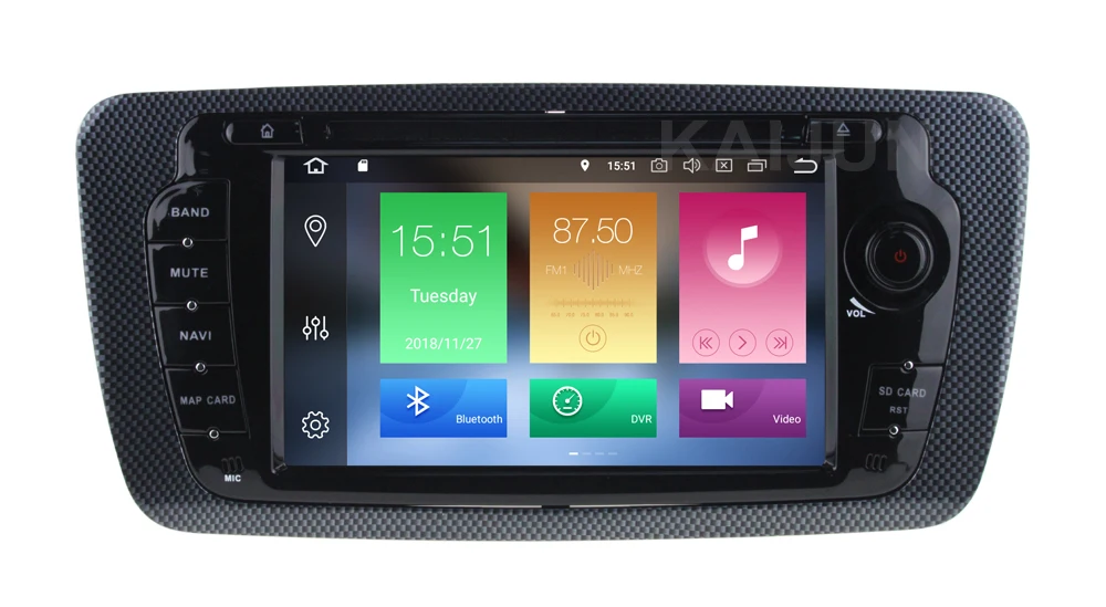 Top Android 8.1 Car DVD Player Radio GPS for Seat Ibiza 2009-2013 with WiFi BT Stereo 13