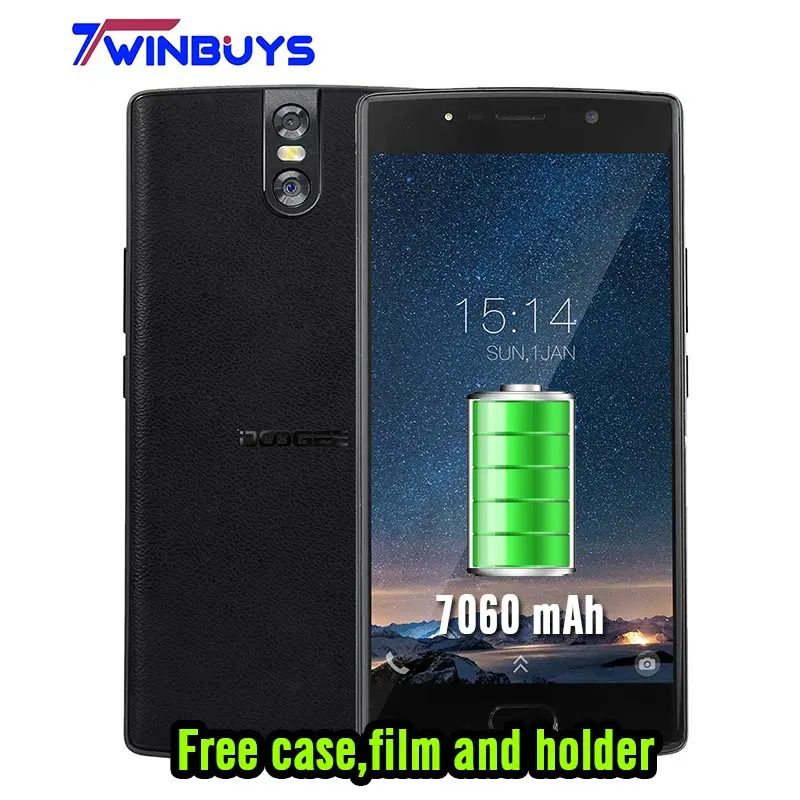 Оригинальный DOOGEE BL7000 мобильный телефон Android 7 0 7060 мАч 4 Гб + 64 5 'ɿHD MTK6750T