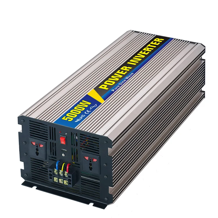 48VDC 5000W DC to AC чистый синусоидальный инвертор 110VAC/220VAC 50 Гц/60 Гц для ветровой системы