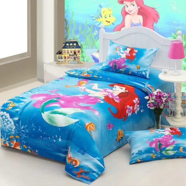 Ocean Mermaid King Size Bedding Set Fairy Tale Comforter Bedding