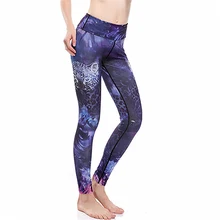Для женщин гибкий Леопардовый в ночное время печати Плотные брюки для тренировок и занятий в спортзале, обучение для йоги бега занятий спортом леггинсы для фитнеса; Прямая поставка