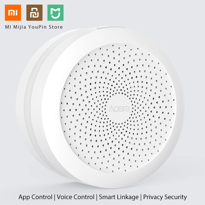 

Original Xiaomi Mijia Aqara Hub Mi Gate way with RGB Led night light Smart work with For Apple Homekit and aqara smart App