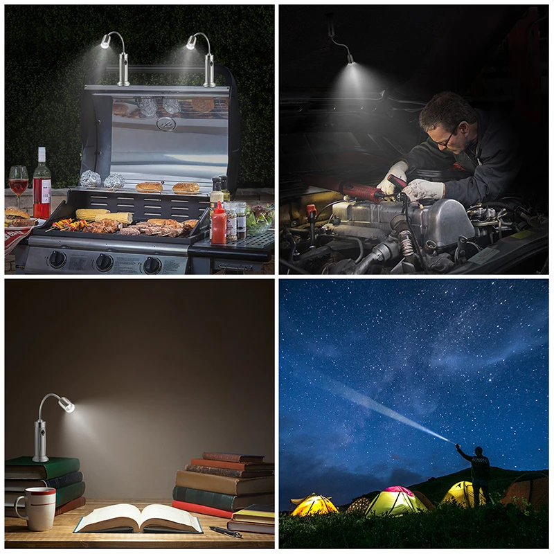Lemombest-camping-light-Barbecue-Lamp-2pcs-Flexible-Gooseneck-BBQ-Lamp-Super-Bright-LED-Magnetic-Base-Adjustable (2)