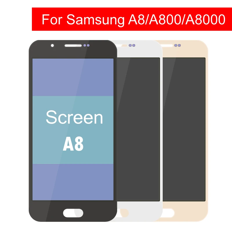 

LCD For Samsung Galaxy A8 2015 A8000 A800 A800F LCD Display Touch Screen Digitizer Assembly Repair Parts