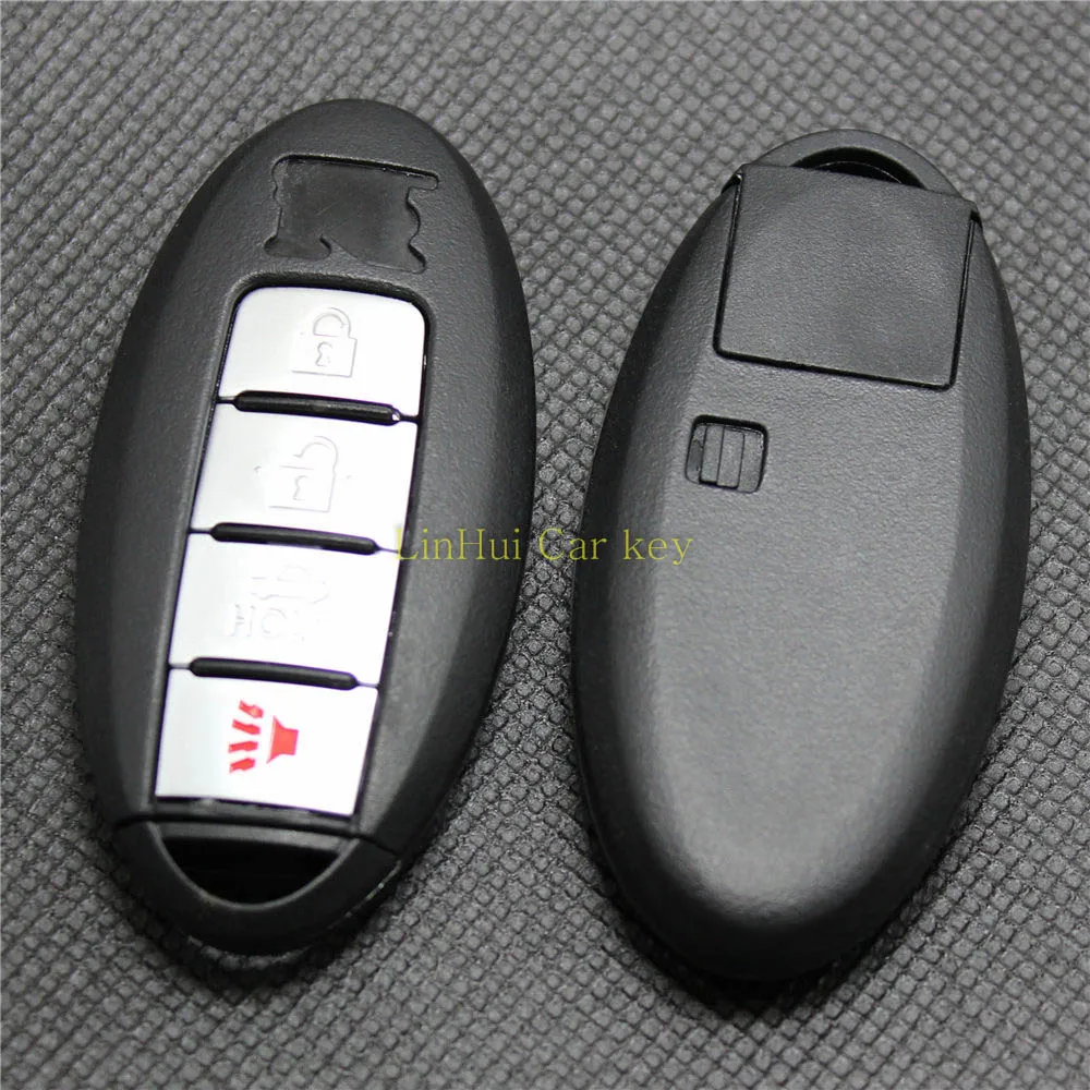 

PINECONE for NISSAN TEANA GTR SYLPHY TIIDA QASHQAI MORANO Remote Key 4 Buttons Type B Key Shell With Blank Key Blade 1 PC