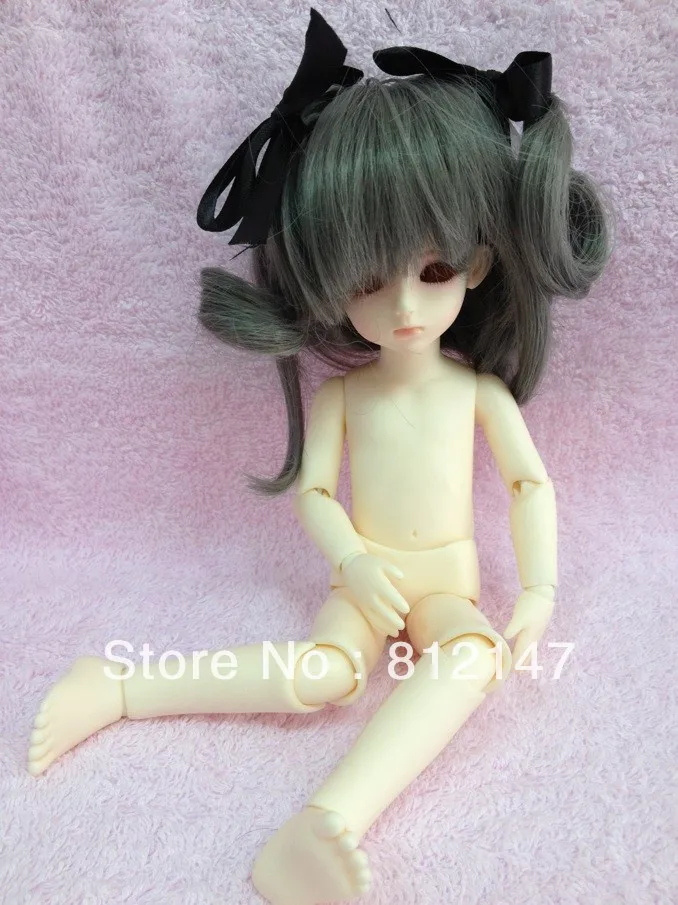 BJD парик(серый)(для 1/6 BJD куклы