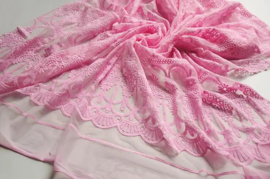 Подарочная упаковка, Diy кукольная юбка, одежда материал утолщение зеленый, розовый, белый рис, серый, оранжевый розовый вышивка кружевная ткань S0672L