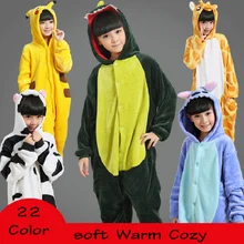 En gros de Bande Dessinée de Flanelle Automne Point Panda Pyjamas Pour Enfants À Capuche Filles Garçons Pyjama Enfant Cosplay Onesies Animaux de Nuit