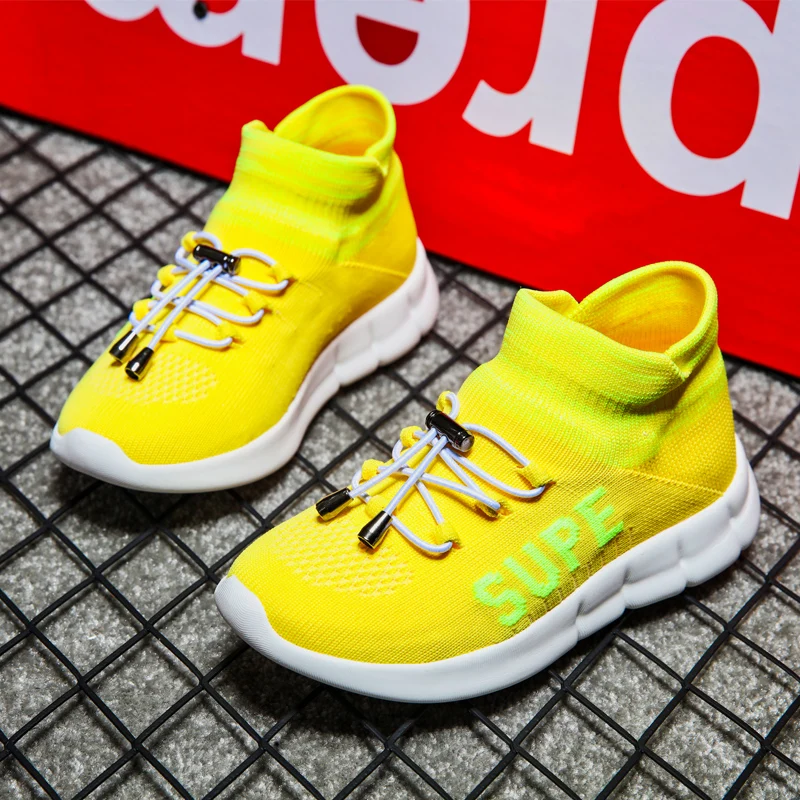 

Kids Shoes Baby Footwear Casual Sneakers Children Sock Trainers Summer Slip-on Breathable Boys Shoes Mesh Flats Chaussure Enfant