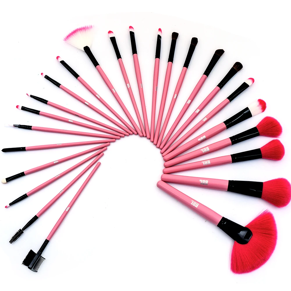 Conjunto de Pincéis de Maquiagem Pincéis de Maquiagem para pó Ferramenta de Beleza Kit com 24 Profissional Base Sombra Artista Alta Qualidade Bbl 7 pó, base, sombra, artista, ferramenta de beleza, alta qualidade