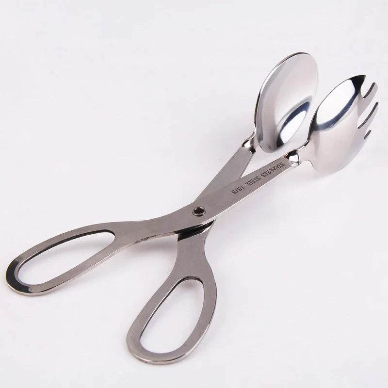

BBQ Tongs Barbecue Kitchenware Salad Clip Durable Stainless Steel Cooking Tong Food BBQ Buffet 7Inch 8Inch 10Inch