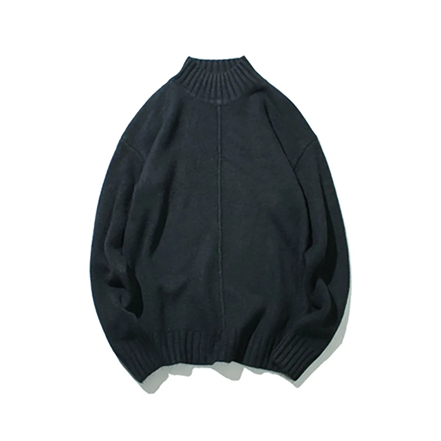 

Turtleneck Winter Sweater Men Knit Cotton Slim Autumn Pullover Men Jumper Warm Sweater Male Korean Style Men Clothes 2019 50MY40