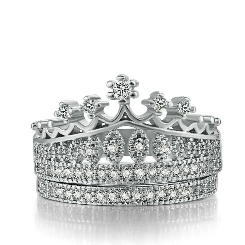 Винтаж лук кольцо с бриллиантом 18 К розовое золото циркон кольцо партии обручальное кольцо с драгоценным камнем вечерние для женщин