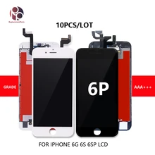 

10PCS for IPhone 6 6S 6SP LCD Display for OLED 4.7 Inch Grade AAA Touch Screen Digitizer Replacement Lens Pantalla Free DHL