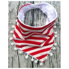 Младенческие нагрудники слюнявчик полотенце слюнявчик одежда для детей забота о кормлении с двухслойным кружевны основаним кисточкой слюнявчик бандана мультфильм треугольник шарф