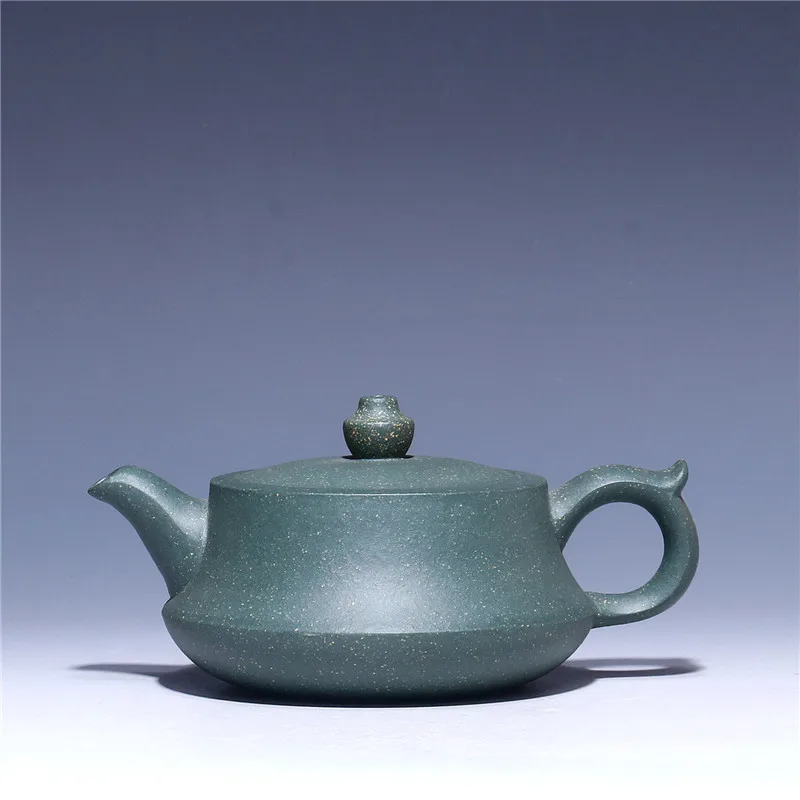 

170ml Green mud ceramic teapot Wholesale raw ore purple clay pu'er black tea teapot Yixing Zisha tea pot Free shipping