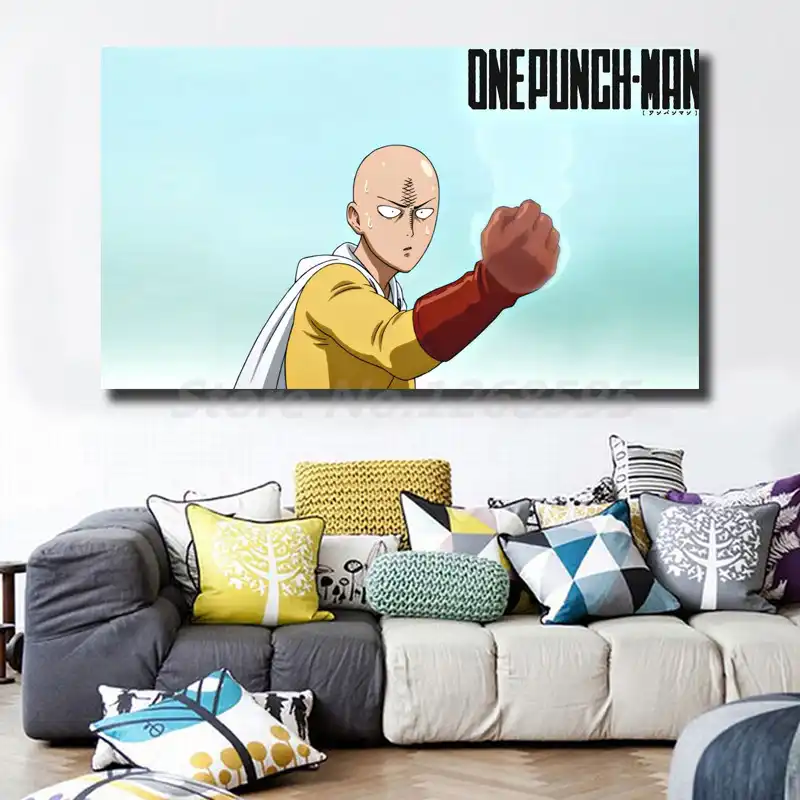 Scarica Gratis Images Anime Saitama One Punch Homme Papier Peint Hd Mur Art Toile le plus cool salutations