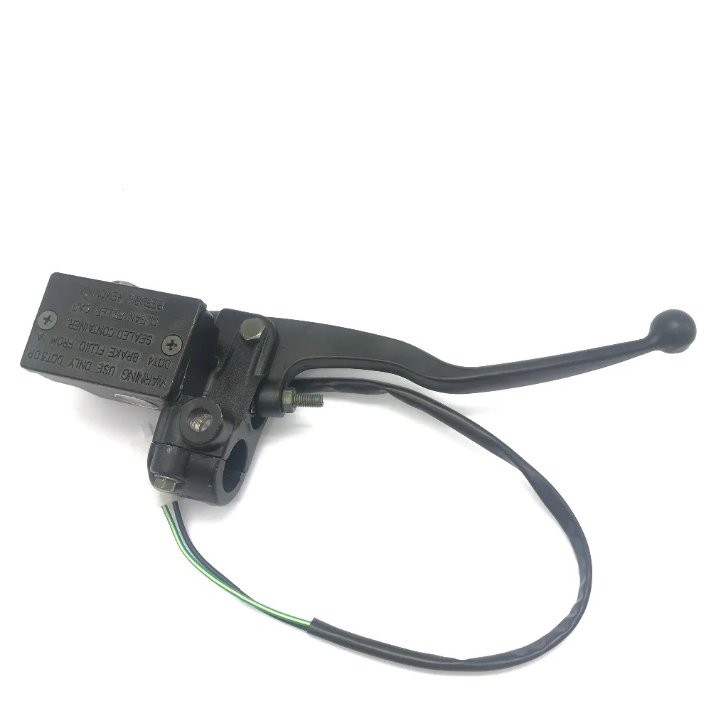 NEW RIGHT SIDE FOR 50 110 125CC ATV HYDRAULIC BRAKE MASTER CYLINDER LEVER WITH WIRE |
