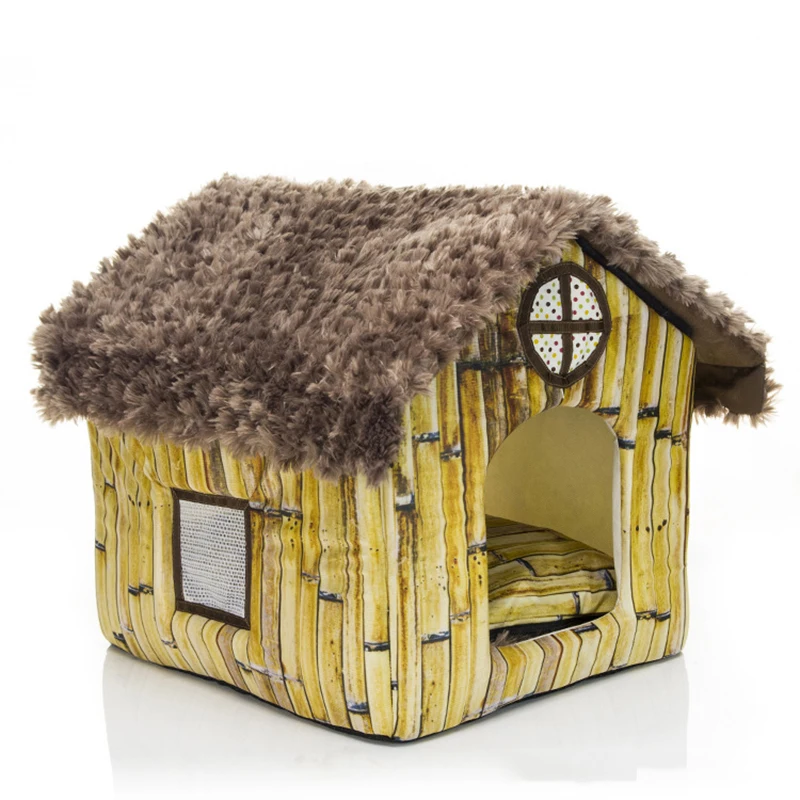 House Kennels Pet dog cat warm bed mat tent for small dog