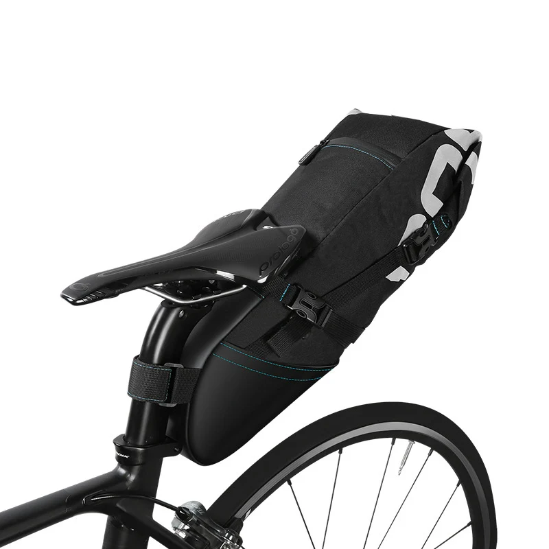 Excellent ROSWHEEL NEW high-capacity 8L 10L MTB bike bag cycling bicycle saddle tail rear seat waterproof Storage bags accessories 2