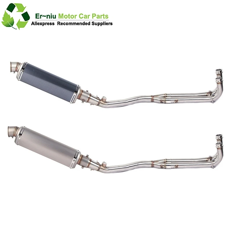 

Motorcycle Full Exhaust Muffler System Escape Middle Link Pipe Slip-On For yamaha TMAX 500 530 YP500 TMAX500 TMAX530 2008-2017