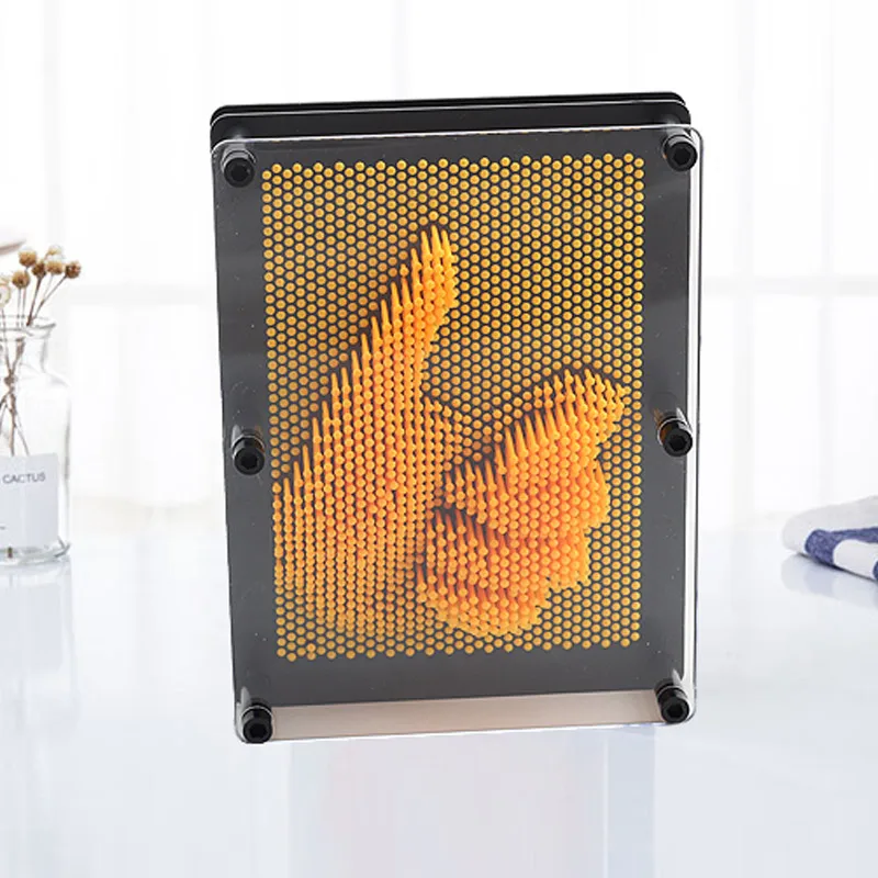 Preise 3D Klon Form Pin Kunst Spielzeug Skulptur Kreative Veränderbar Pinscreen Nadel Form für Kinder Erwachsene M09