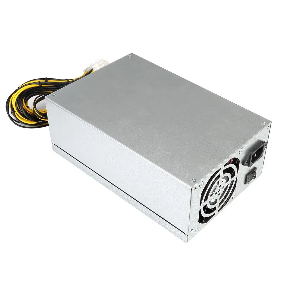 

Single 4u-1800w Mining Machine Power Supply 10 P6 Interfaces Atx Computer Pc Psu Gold Mining Machine Switiching Power Supply