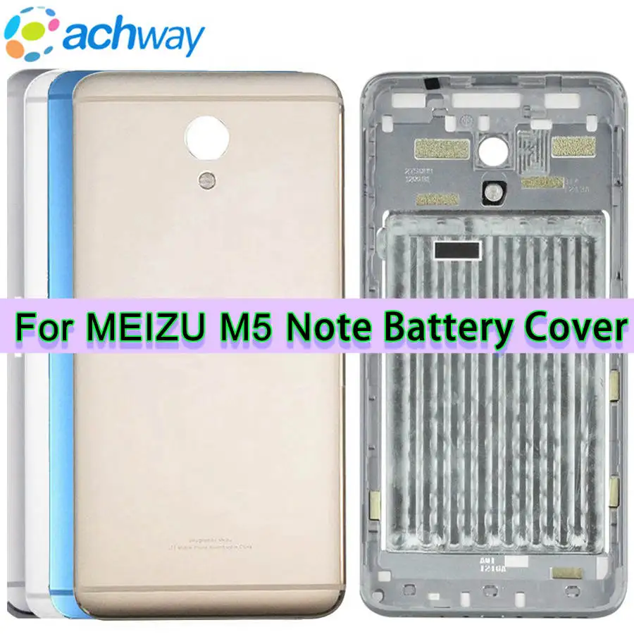 Meizu M5 Note Back Battery Housing Cover Metal Rear Door Case For Meizu M5 Note Housing Replacement Repair Parts