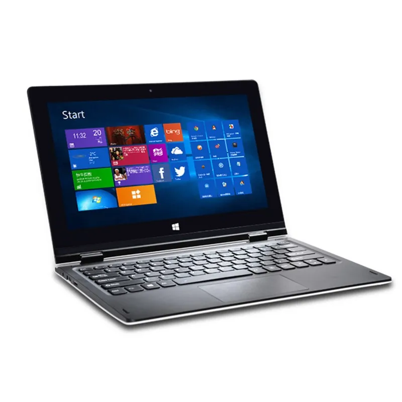 

11.6Inch IPS HD touch screen convertible laptop 360 rotating Handwriting input notebook russia Windows10 Intel quad core