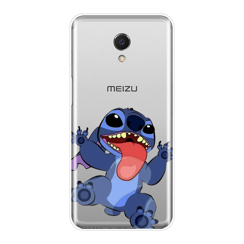 TPU силиконовый чехол для телефона для Meizu M6 M6S M6T M5 M5C M5S M3 M3S M2 Забавный Kawaii стежка Мягкий чехол для задней крышки для Meizu M6 M5 M3 M2 Примечание