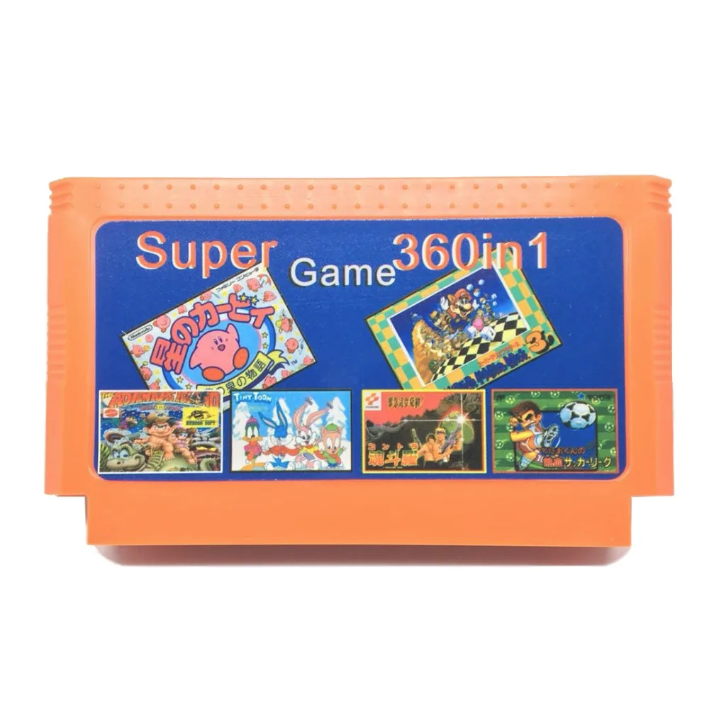 

2017 New 360 in 1 No Repeated Game Card For 8 Bit Dandy Game Player 5Pcs/Lot!