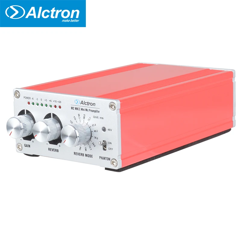 Alctron M2MK II Профессиональный мини микрофонный преусилитель с 24 видами