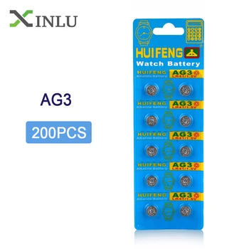 

Wholesale 1lot=20packs=200pcs AG3 SR41SW LR736 GP192 SR41 1.5V Alkaline Button cell coin Battery for watch,COSMOSNEWLAND