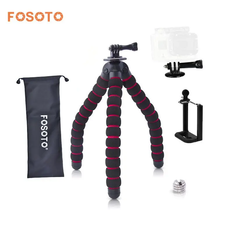 Штатив fosoto с большим осьминог гибкий мини штатив Gorillapod для смартфона Iphone X 8 Gopro Hero