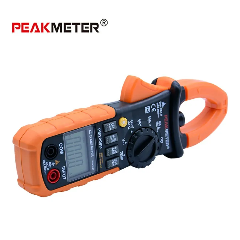 PEAKMETER 3 3/4 цифровой AC токометр 4000 отсчетов с подсветкой DC сопротивление напряжения