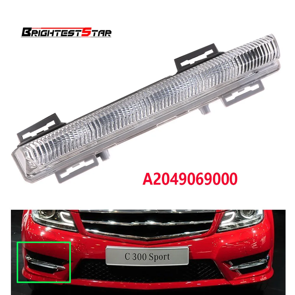 

Right DRL Daytime Running Lamp Foglight Car Fog Light Lamp For Mercedes-Benz C-Class W204 S204 W212 R172 2009-2014 2049069000