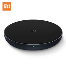 Xiaomi Mijia Беспроводное зарядное устройство умный выход QI беспроводной стандарт 10 Вт макс беспроводное быстрое зарядное устройство для телефона