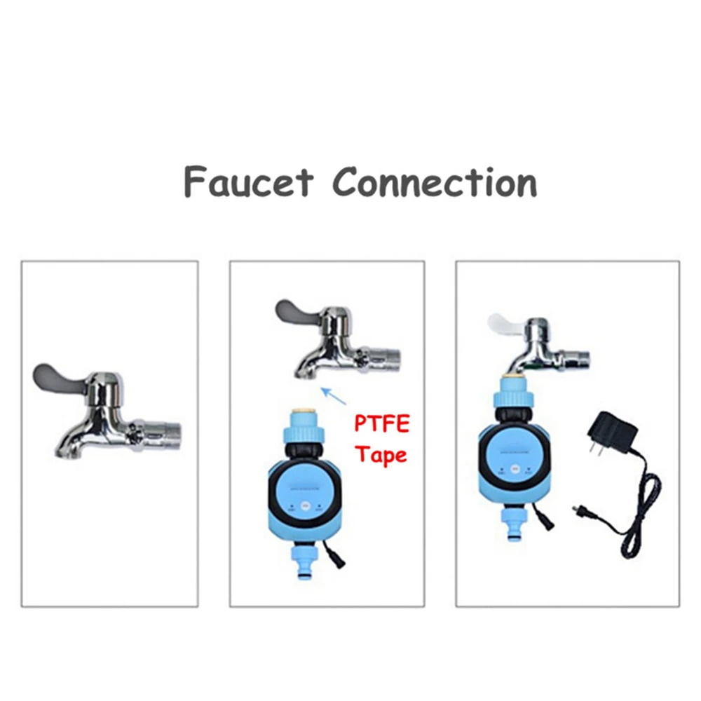 Садовый таймер для полива, беспроводной Таймер для воды, автоматический контроллер орошения, таймер для воды, домашняя цифровая интеллектуальная система полива