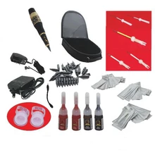 Профессиональная ручка для татуажа бровей Набор татуировки машина пистолет Перманентный макияж ручка комплект