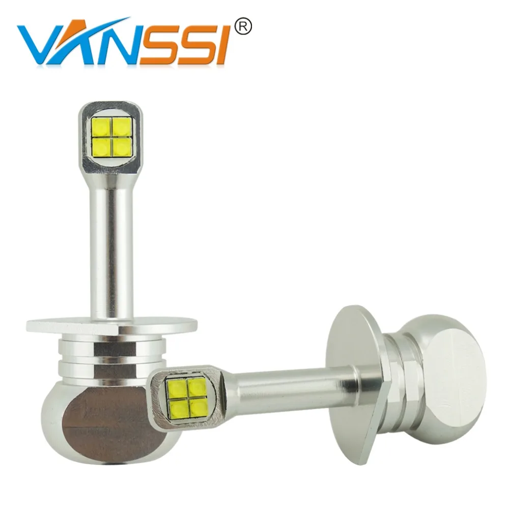 VANSSI 2x H1 H3 светодиодный противотуманный светильник 5x8 Вт высокопроизводительный