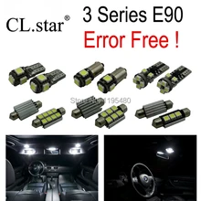 15 шт. Х Canbus Ошибка бесплатный E90 LED Внутренних Свет Комплект для bmw E90 320i 325i 328i 330i 335i M3 Седан ТОЛЬКО (2006-2012)