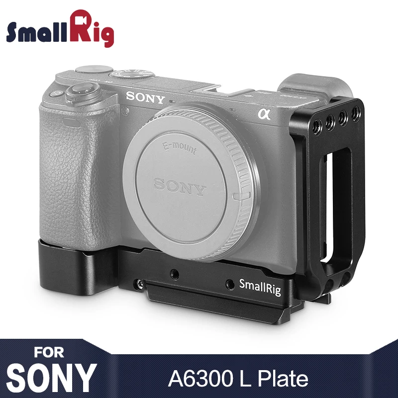 

SmallRig Quick Release a6300 L Plate light Weight L-Bracket for Sony A6300 / A6400 Camera With Arca Style QR Plate 2189